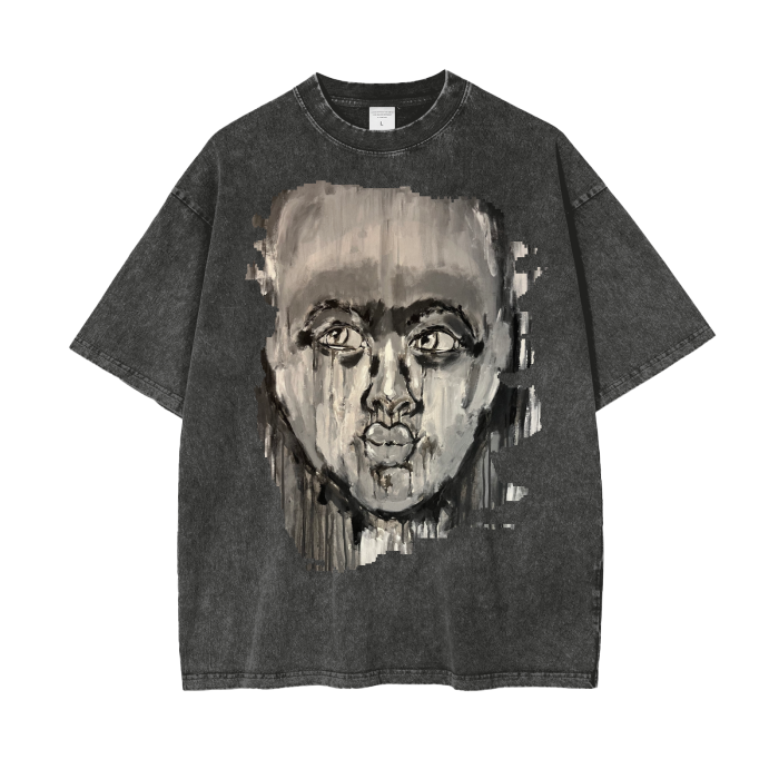 Acid Wash Oversize T-Shirt - 250 GSM